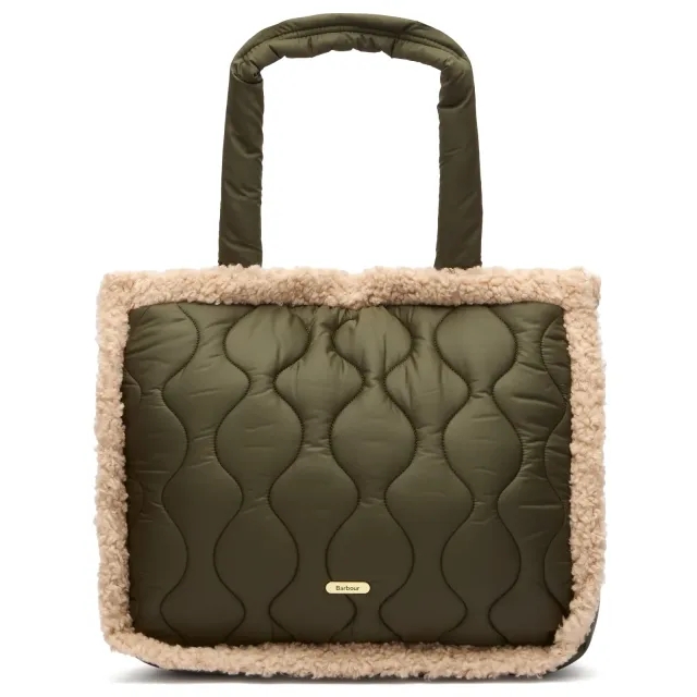 Barbour Women's Marnie Quilt Tote Bag Olive