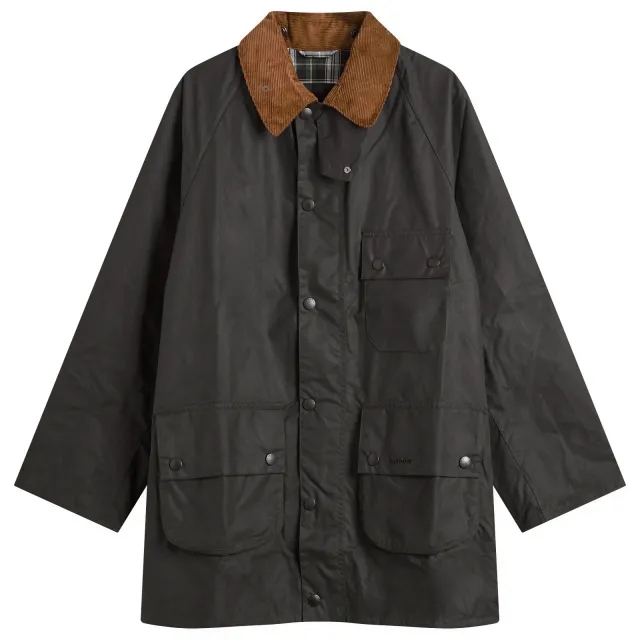 Barbour Men's OS Solway Wax Jacket Sage
