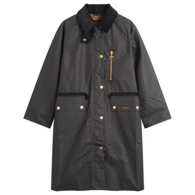 Barbour Women's Evette Wax Jacket Rustic/Muted Tartan
