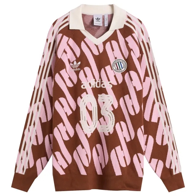 Adidas Adicolor Polo Knit Preloved Brown/True Pink