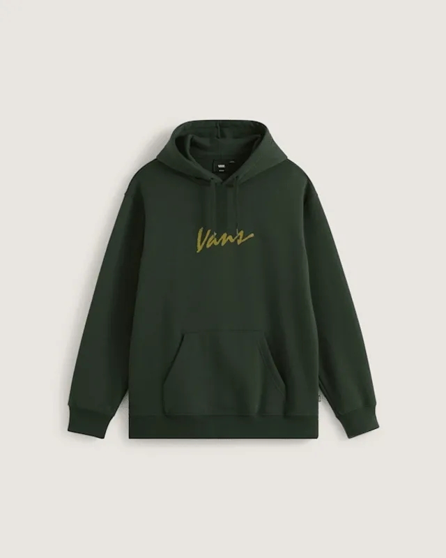 Vans - Scripted Vans Pullover Hoodie, Man, Green