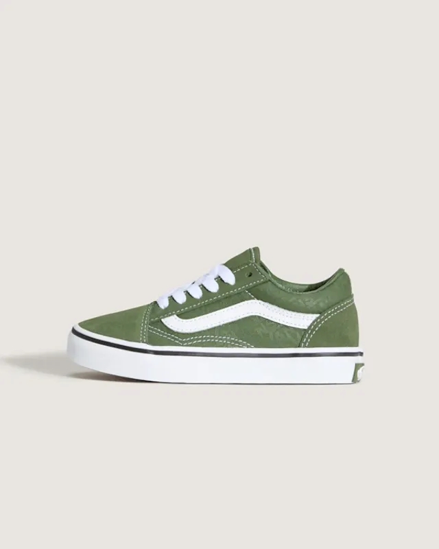 Vans - Kids Old Skool Shoes (4-8 Years), Green