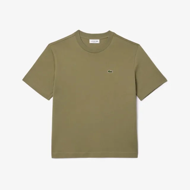 Lacoste Relaxed Fit Soft Cotton T-shirt - Khaki Green
