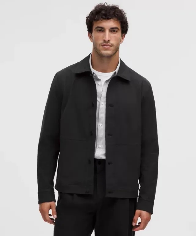 lululemon – Men's VersaTwill Button-Up Jacket – Color Black – Size XL