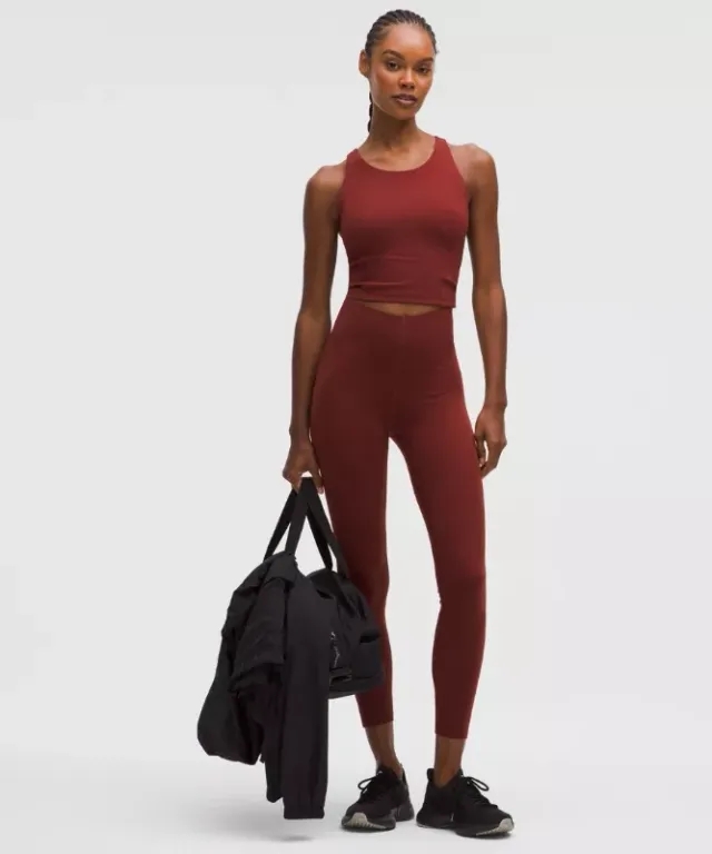 lululemon – Women's Glow Up Super-High-Rise Tight Leggings – 25" – Color Red – Size 0