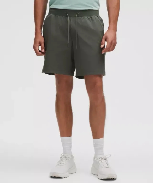 lululemon – Men's Zeroed In Linerless Shorts – 7" – Color Green – Size Large