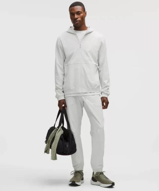 lululemon – Men's License to Train Textured Full Zip Jacket – Color White – Size Small