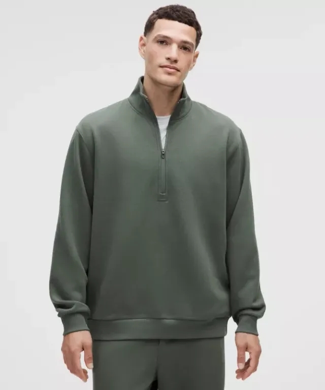 lululemon – Men's Steady State Half Zip Sweatshirt – Color Green – Size 2XL