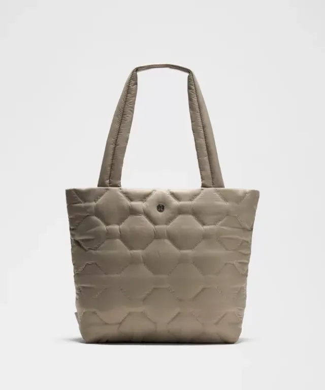 lululemon – Quilty Pleasures Tote Bag Medium 12L – Color Grey/Khaki