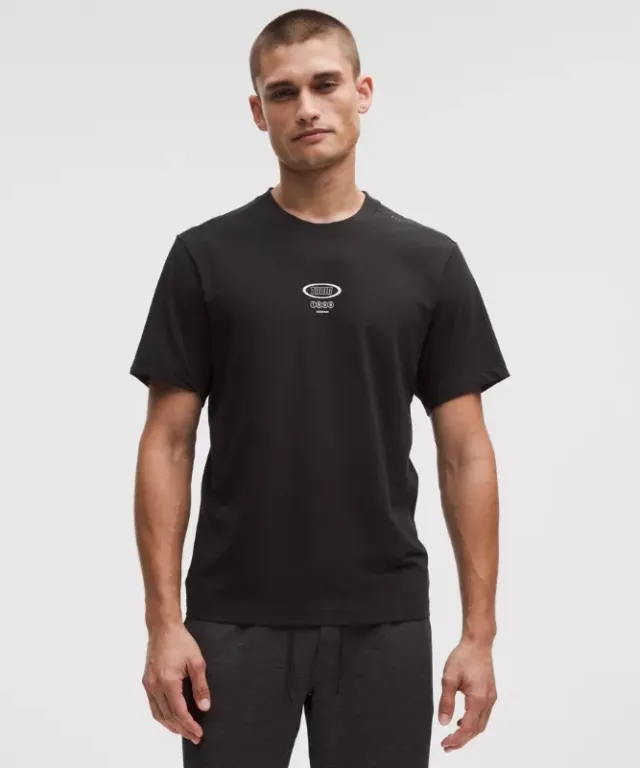 lululemon – Men's Zeroed In Short-Sleeve Shirt Better Each Day – Color Black – Size 2XL