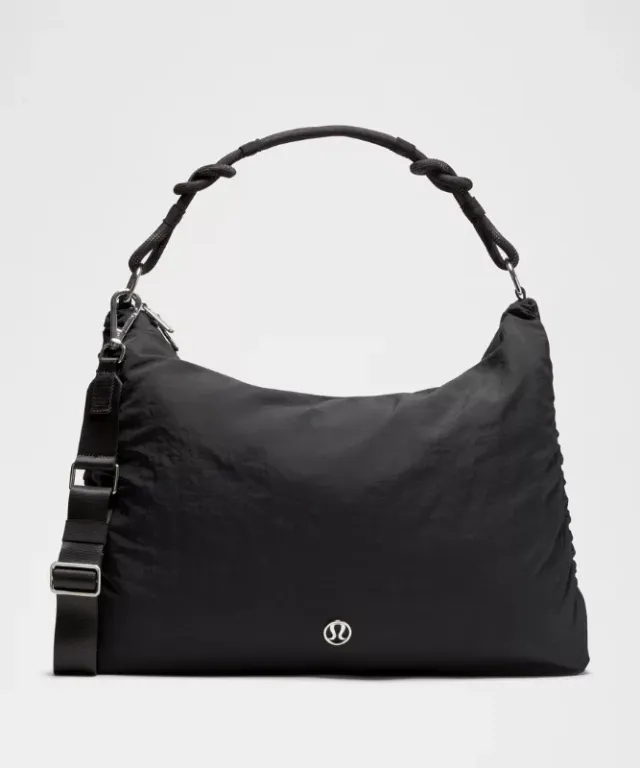 lululemon – Convertible Ruched Crossbody Bag Large 16L – Color Black