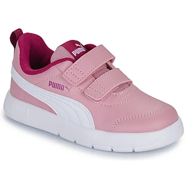 Puma  Courtflex V3 V Inf  girls's Children's Shoes (Trainers) in Pink