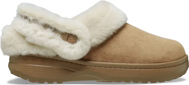 Crocs | Unisex | Classic Unfurgettable Vegan Suede | Clogs | Sepia | W4/M3
