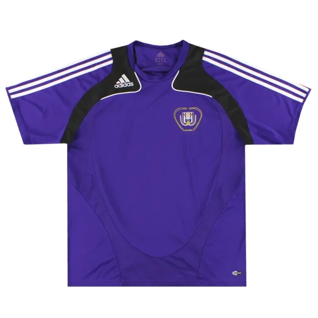 2008-09 Anderlecht adidas Centenary Training Shirt L - Other European Clubs / Excellent 
