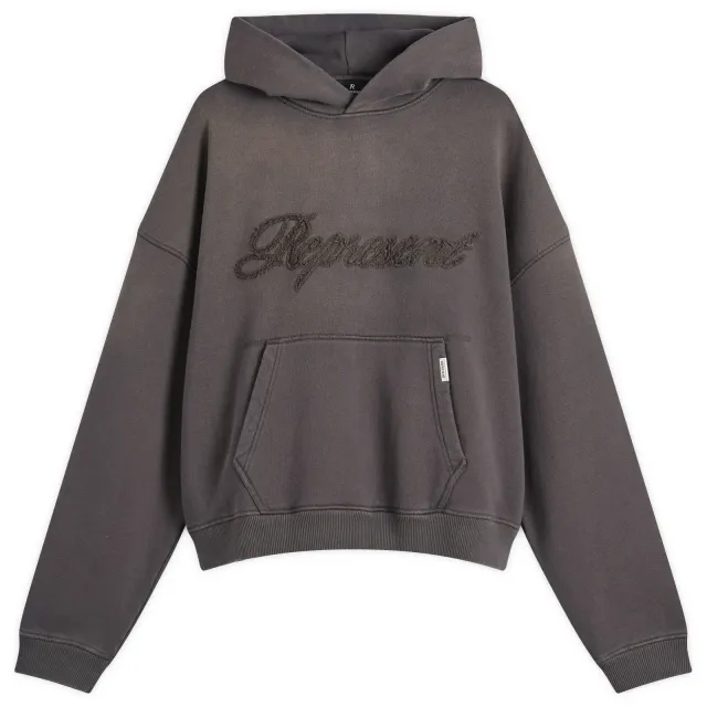 Represent Men's Rep Reverse Applique Hoodie After Dark