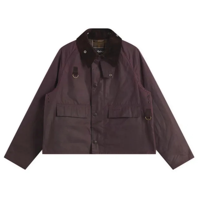 Barbour Men's Spey Wax Jacket Bordeaux