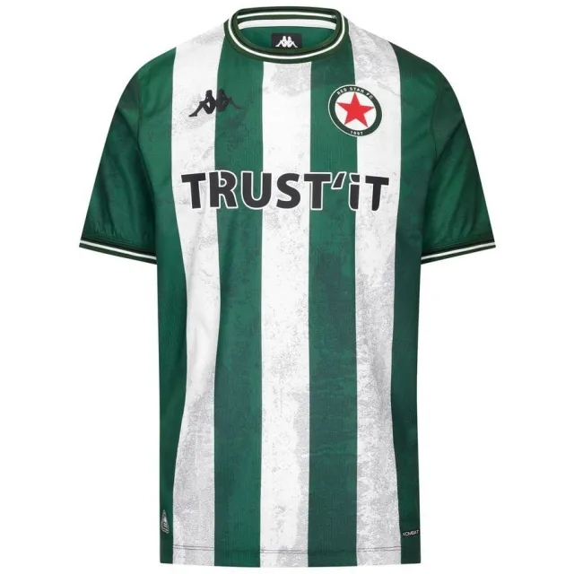 Red Star F.C. Home Shirt 2025/26 - ['White', 'Green']
