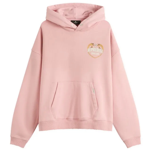 Represent Men's Angel Border Hoodie Quartz
