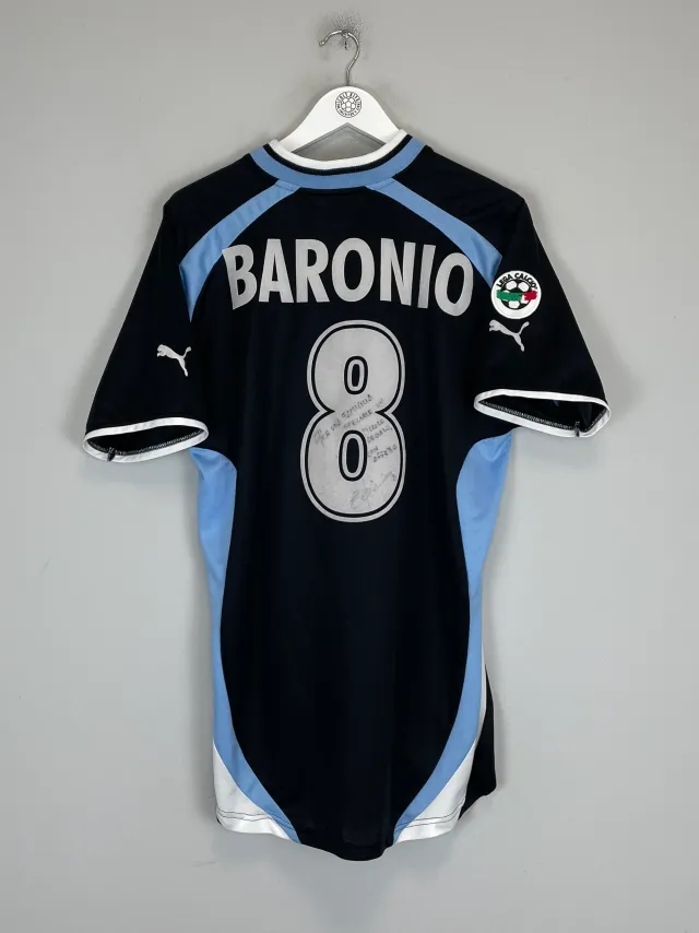 2000/01 LAZIO BARONIO #8 *MATCH ISSUE* SIGNED AWAY SHIRT (L) PUMA | CULT KITS