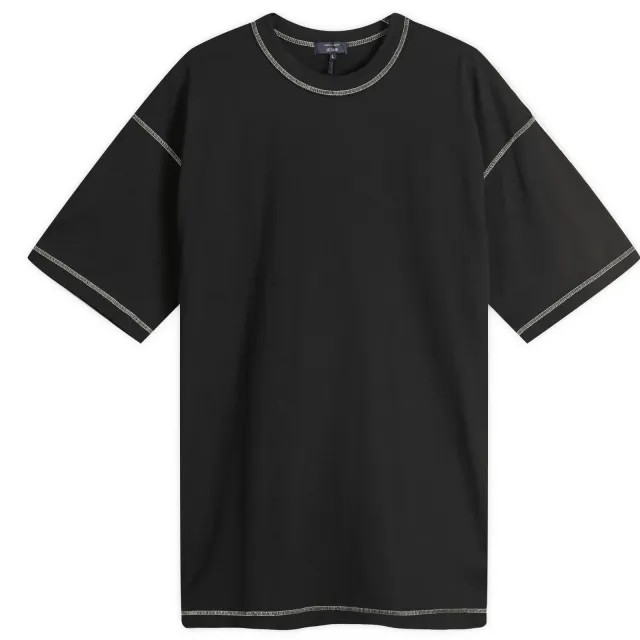 Comme des Garçons Homme Men's Garment Dyed T-Shirt Black