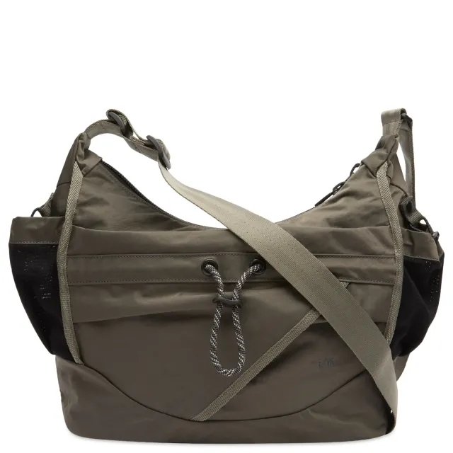 F/CE. Textured Twill 2-Way Shoulder Bag Charcoal