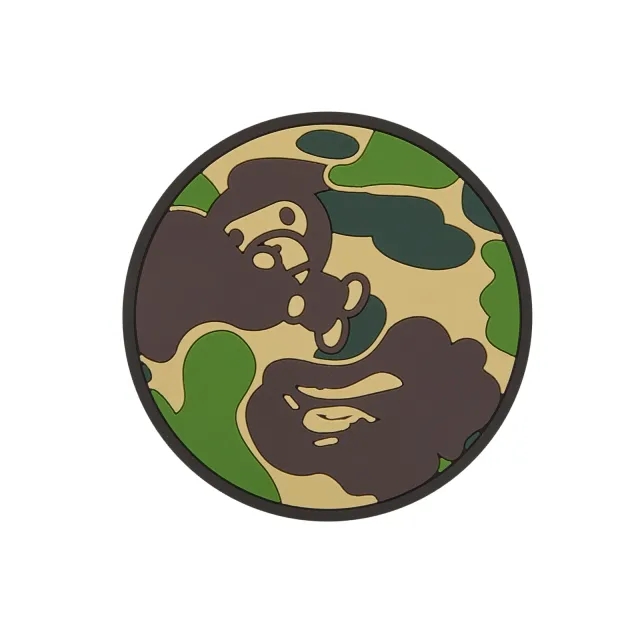 A Bathing Ape Men's ABC Camo Milo Coaster Green