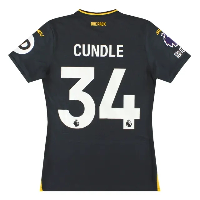 2024-25 Wolves Sudu Player Issue Away Shirt Cundle #34 M - Wolves / Excellent 