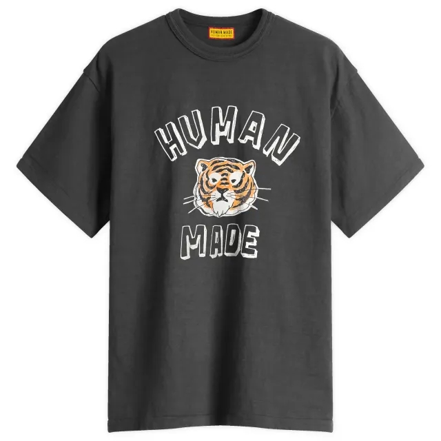 Human Made Men's Drawn Tiger T-Shirt Black