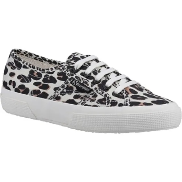 Superga  2750 LIGHT LEOPARD PRINT  women's Shoes (Trainers) in Yellow