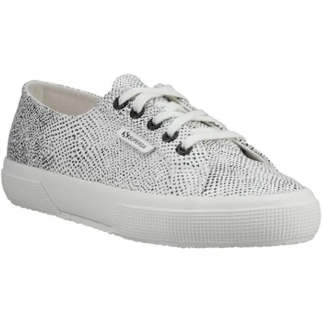 Superga  2730 MICRO FAUX SNAKE  women's Shoes (Trainers) in Grey