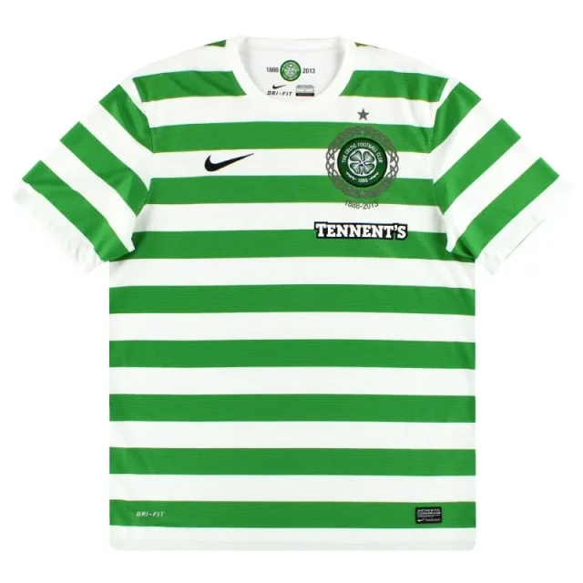 2012-13 Celtic Nike '125th Anniversary' Home Shirt XXL - Celtic / Excellent 