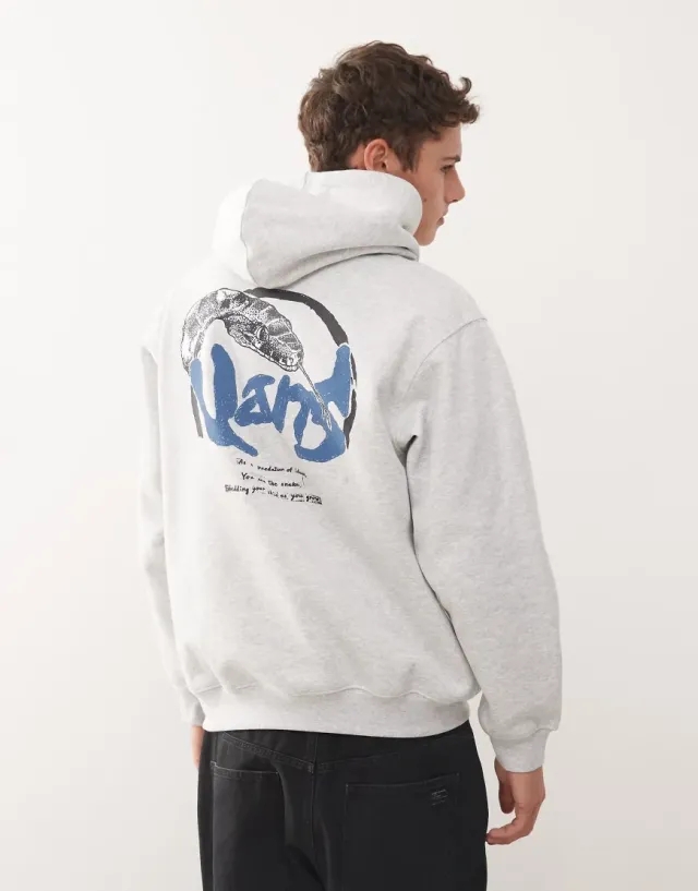 Vans Evolve Hoodie In Light Grey Heather