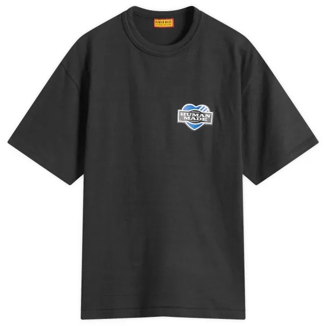 Human Made Men's Heart Stamp T-Shirt Black