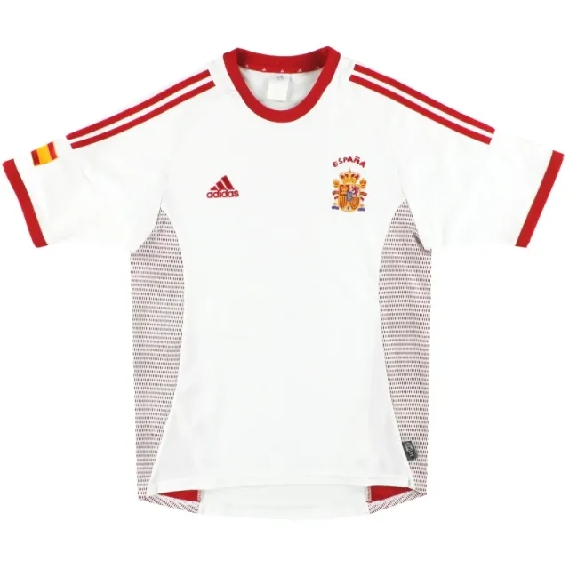 2002-04 Spain adidas Away Shirt L - Spain / Excellent 