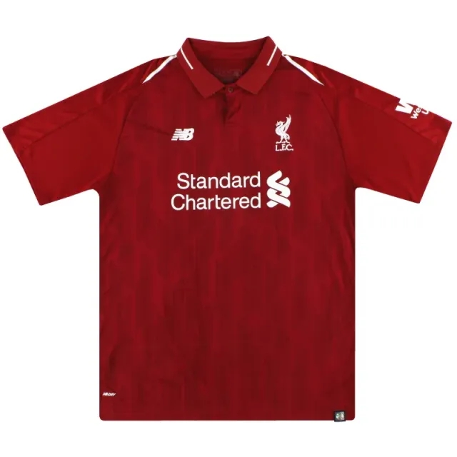 2018-19 Liverpool New Balance Home Shirt XXL - Liverpool / Excellent 