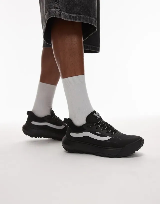 Vans Mte Crosspath Trainers In Black With Reflective Detailing