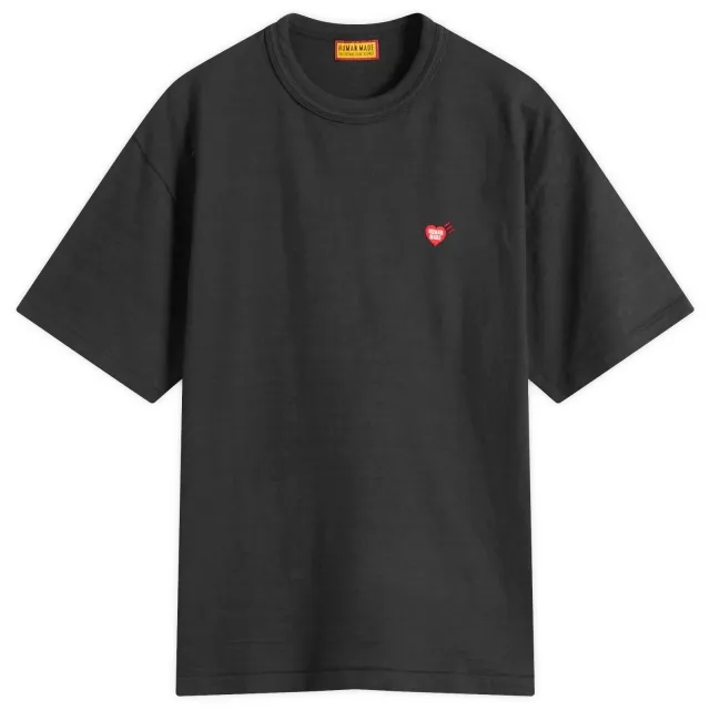 Human Made Men's Small Heart Polar Bear T-Shirt Black