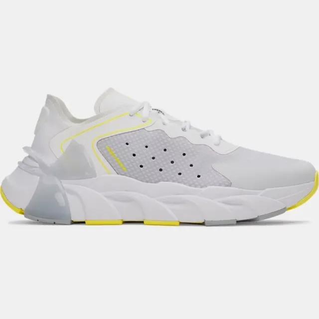 Under Armour  Halo Trainer Unisex Training Shoes White / Flash Light / Mod Gray 4