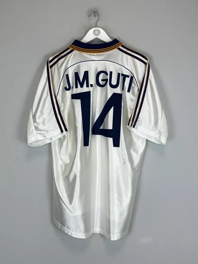 1998/00 REAL MADRID J.M GUTI #14 HOME SHIRT (L) ADIDAS | CULT KITS
