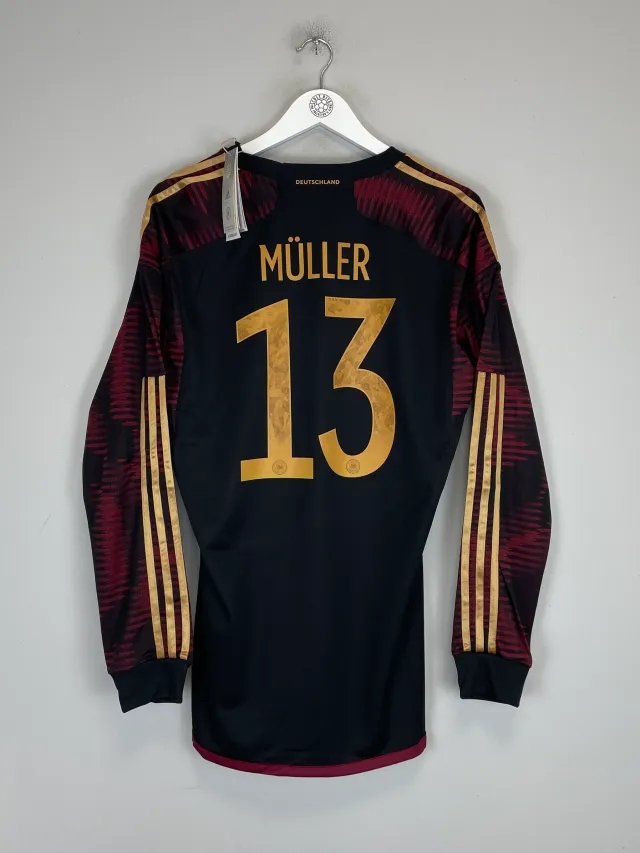 2022/23 GERMANY MULLER #13 *BNWT* L/S AWAY SHIRT (L) ADIDAS | CULT KITS