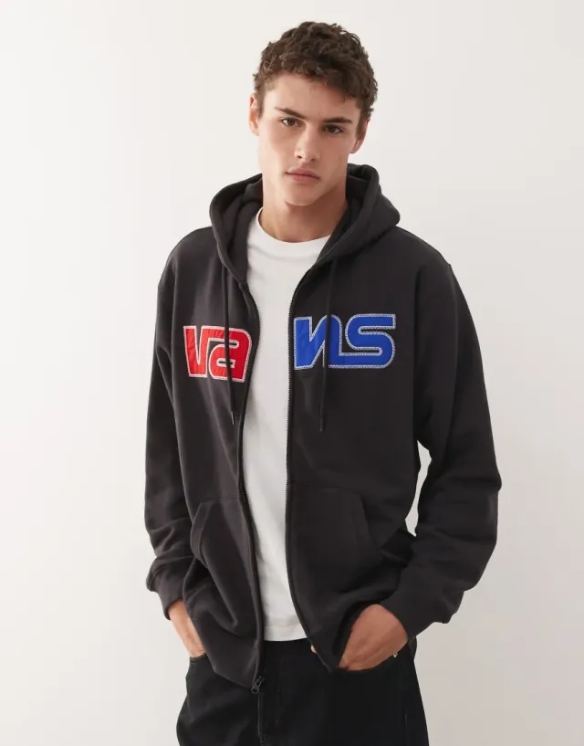 Vans Constant Full Zip In Black