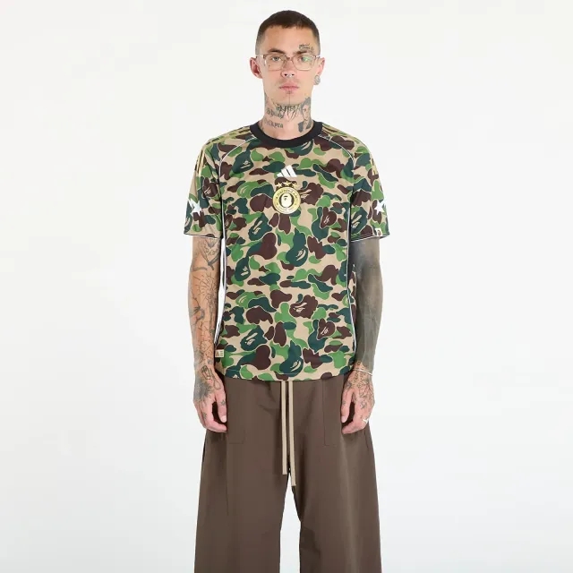 Jersey Adidas X Bape Jersey Top Crew Green M