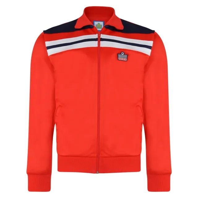 3Retro Admiral 1982 Red England Track Jacket