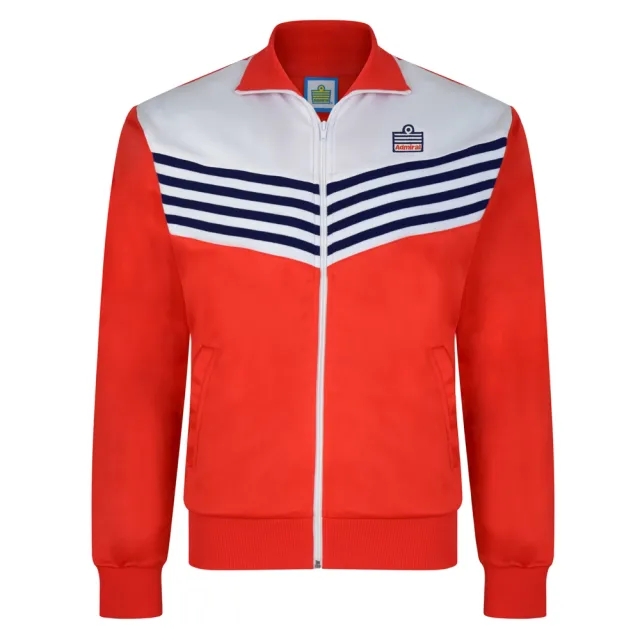3Retro Admiral 1976 Red England Track Jacket
