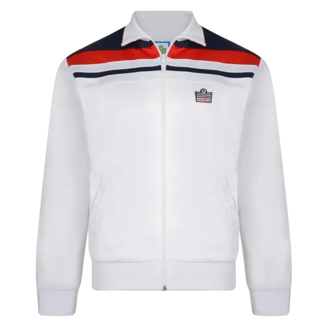 3Retro Admiral 1982 White England Track Jacket