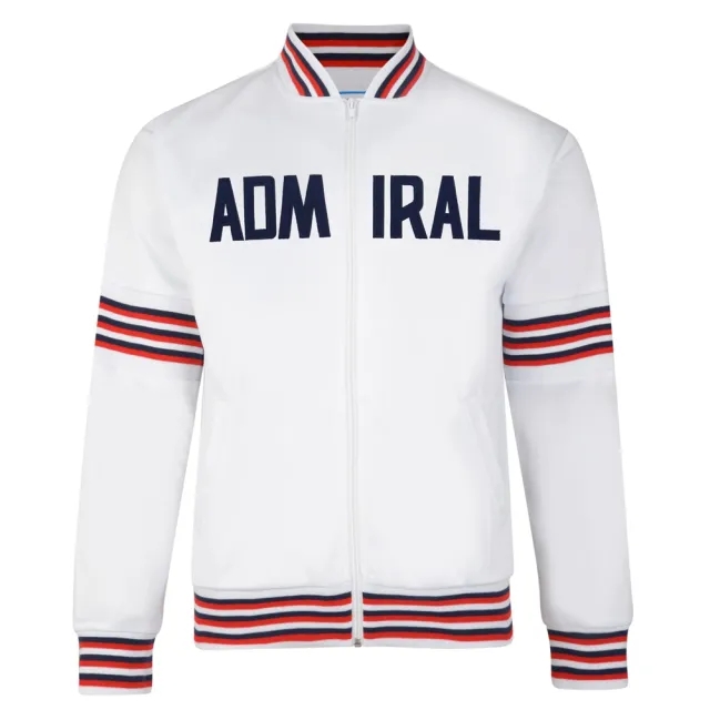 3Retro Admiral 1974 White England Track Jacket