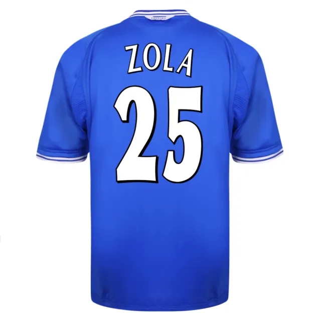 Chelsea 2000 Zola No 25 Retro Football Shirt