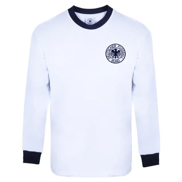 3Retro Germany Mens LS Home World Cup Final Shirt 1974
