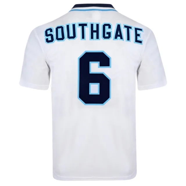 England 1996 Euro No6 Southgate Retro Shirt