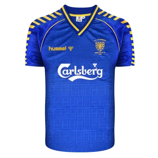 3Retro Wimbledon 1988 Hummel Retro Football Shirt